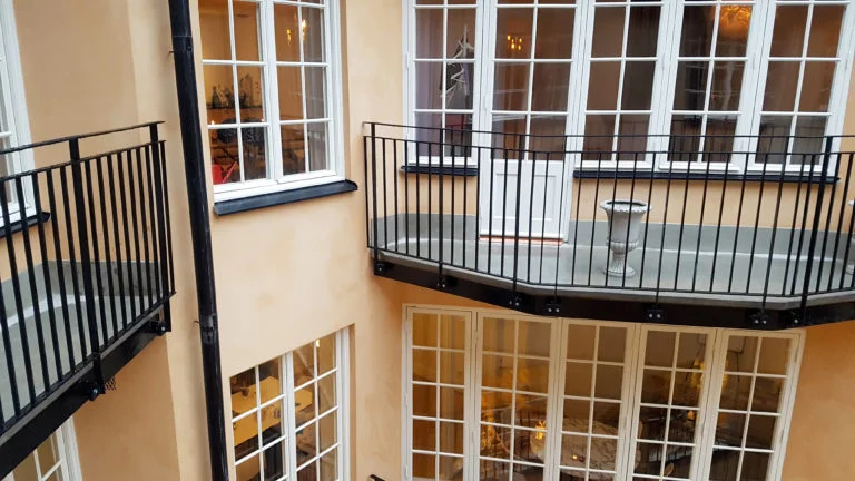 Renoverade balkonger i Stockholm