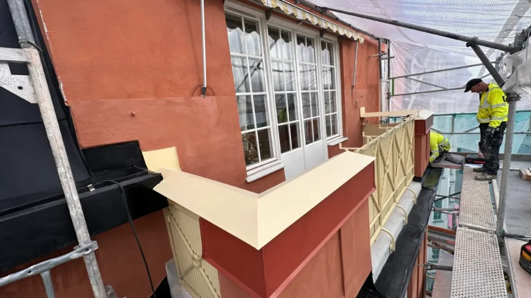 balkongrenovering på Roslagsgatan 12 i Stockholm